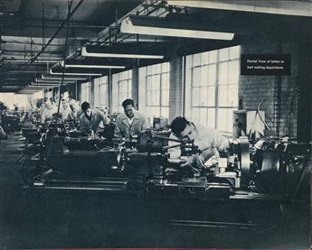 (INDUSTRIAL ANALYSIS) A informative photographically illustrated and hand assembled book entitled A Trade Analysis of the Machine Shop